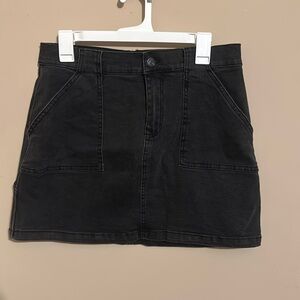 Poppy and Stella’s denim skirt